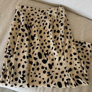 Leopard Print Women's Skirt